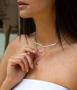 Collier Leone (Acier Doré) -Zagbijoux Boutique 21 b4c52af2 1843 4bdf a972 92a0413daefd