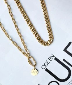 Collier Balboa (Acier Doré) -Zagbijoux Boutique 44 4d46e1ef 0ee7 47f9 8dbf 48dface2a382