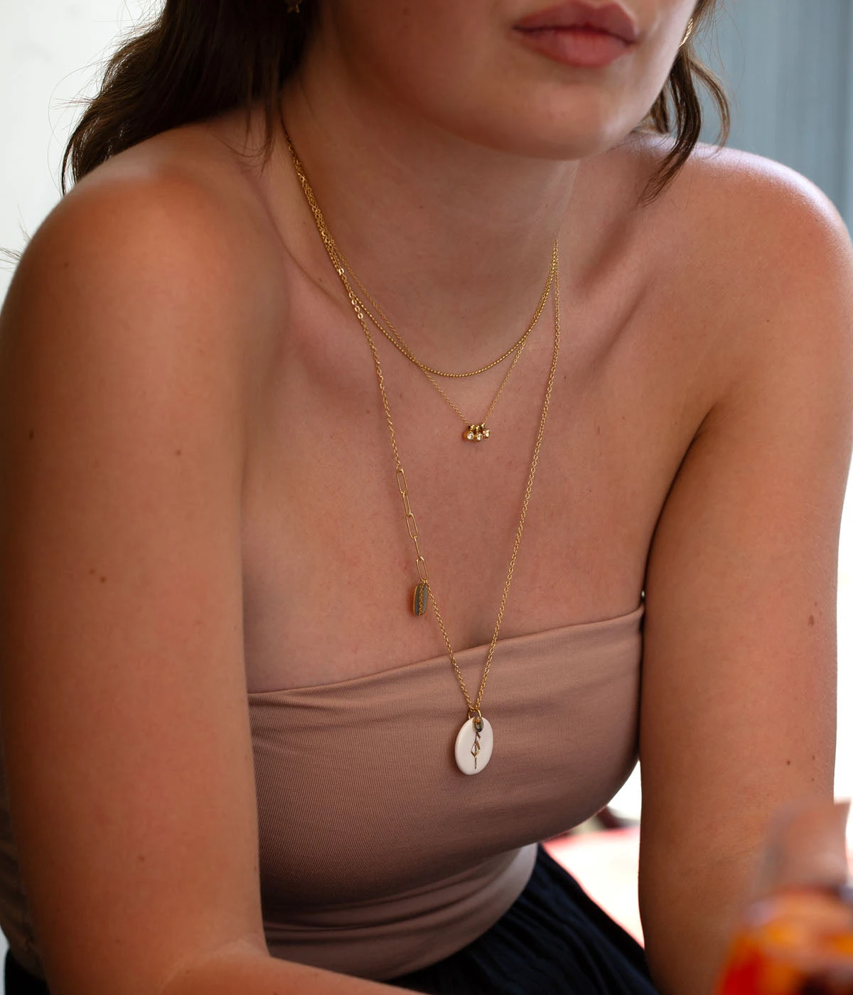 Collier Alta (Acier Doré) 4 Collier Alta (Acier Doré) – Image 2