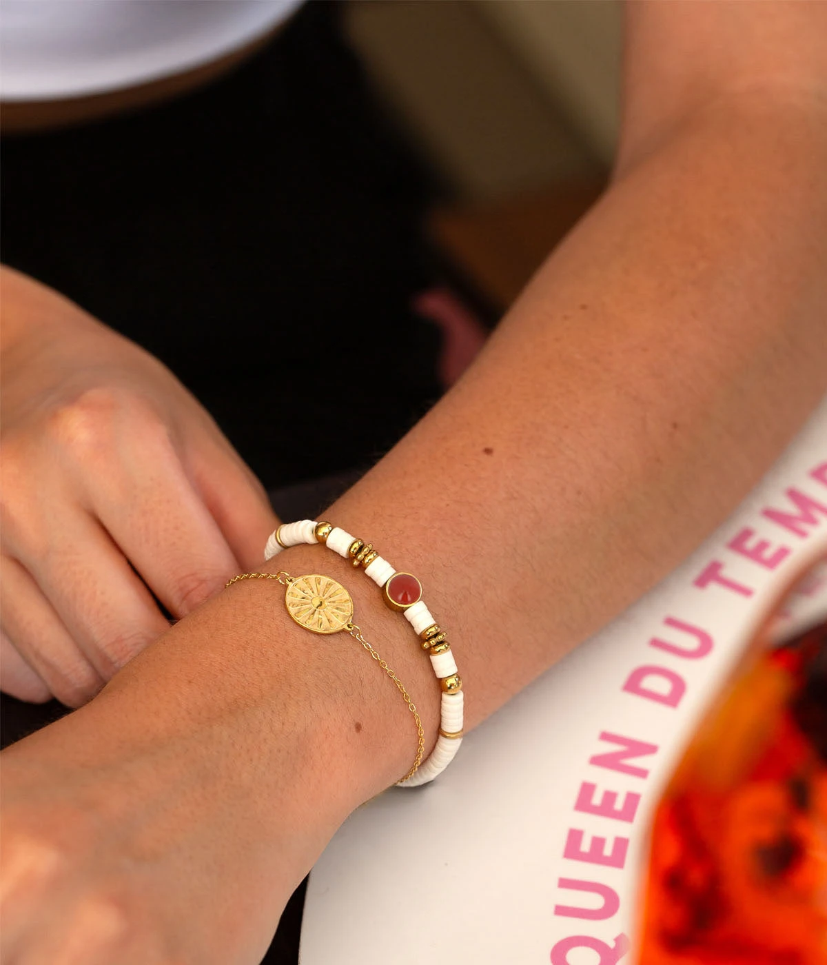 Bracelet Hossegor (Acier Doré) 4 Bracelet Hossegor (Acier Doré) – Image 2