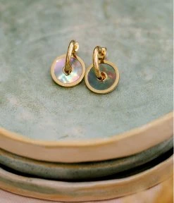 Boucles D'oreilles Punto (Acier Doré) -Zagbijoux Boutique BO Punto