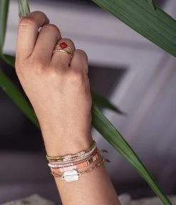 Bracelet Beach (Acier Doré) -Zagbijoux Boutique Bague Perlouze Bague Velasquez Bracelet Nikov Bracelet Miyuki Bracelet Beach