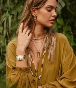 Collier Riley (Acier Doré) -Zagbijoux Boutique Bague Rony Collier Riley Manchette Dome Bracelet Pop 4ddac452 141d 447d b9db 1a0606537c4d