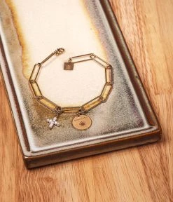 Bracelet Amélie (Acier Doré) -Zagbijoux Boutique Bracelet Amelie