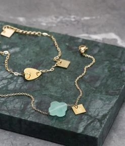 Bracelet Coeur (Acier Doré) -Zagbijoux Boutique Bracelet Clover Bracelet Coeur 2689e216 4ba4 4532 b7b8 646a140b6aba