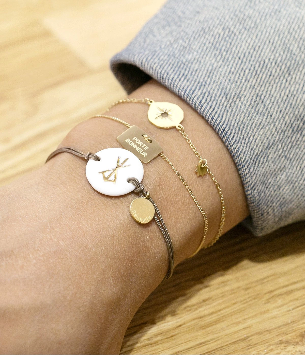 Bracelet Floki (Acier Doré) 4 Bracelet Floki (Acier Doré) – Image 2