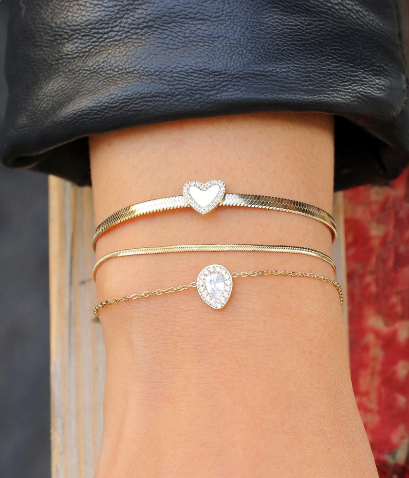 Bracelet 5ème Avenue (Acier Doré) 4 Bracelet 5ème Avenue (Acier Doré) – Image 2