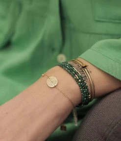 Bracelet Achille (Acier Doré) -Zagbijoux Boutique Bracelet Paros Bracelet Favela Jonc Apollonia 93ada679 9d7c 4403 8002 eb77c5bfdd78