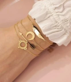 Bracelet Feather (Acier) -Zagbijoux Boutique Bracelet Sifnos Bracelet Robin Bracelet Troyes Bracelet Feather