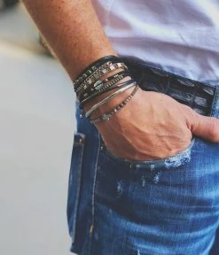 Bracelet Jordan (acier) 8 Bracelet Jordan (acier) -Zagbijoux Boutique BraceletRalph BraceletJordan BraceletTahine