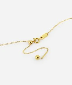 Collier Lettre Personnalisable (Acier Doré) -Zagbijoux Boutique CH base 2 WEB