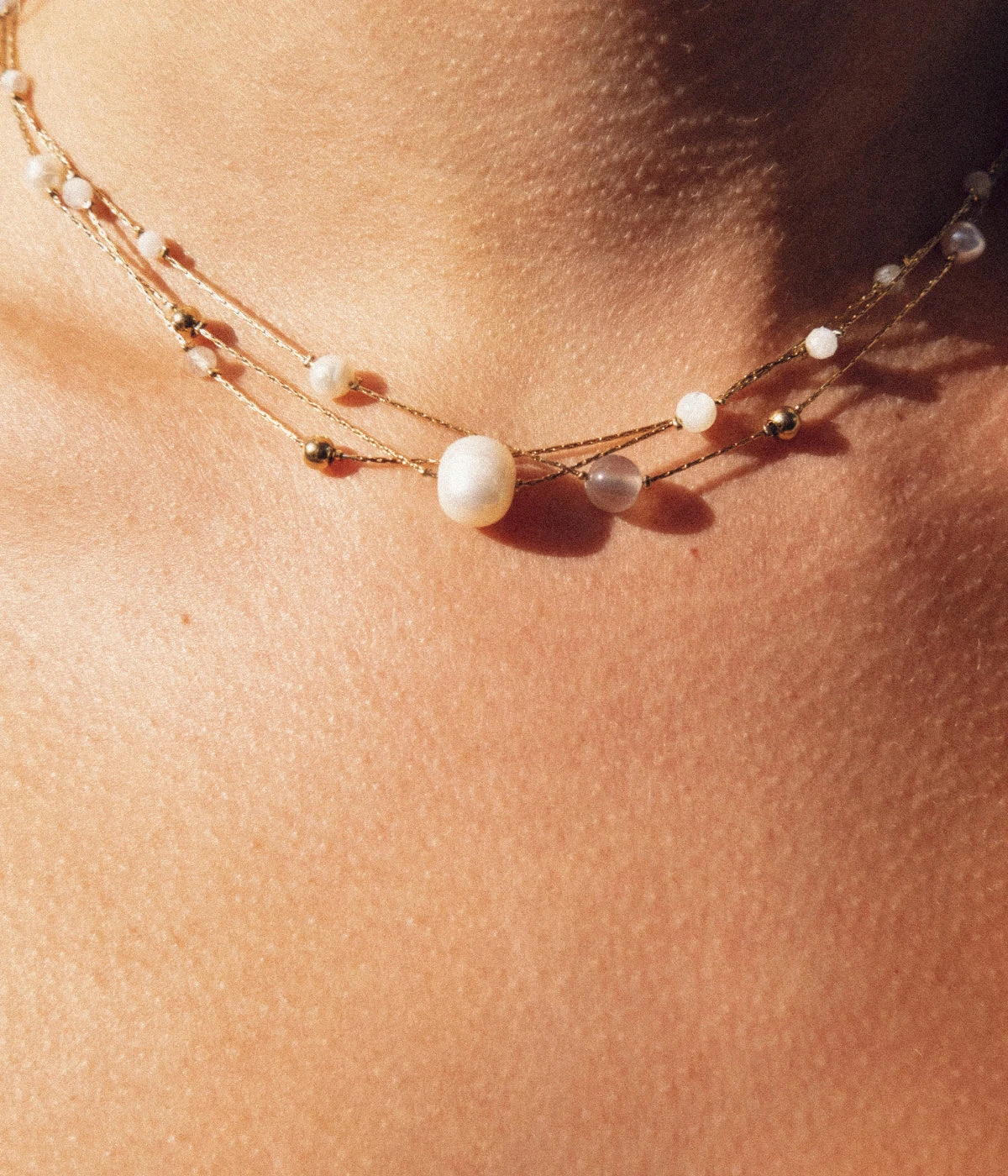 Collier Alessi (Acier Doré) 4 Collier Alessi (Acier Doré) – Image 2