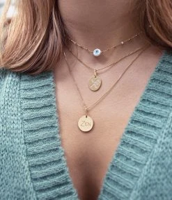 Collier Bodrum (Acier Doré) -Zagbijoux Boutique Collier Bodrum Collier Rune Chance Collier Zen