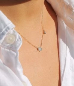 Collier Gaynor (Acier Doré) -Zagbijoux Boutique Collier Gaynor