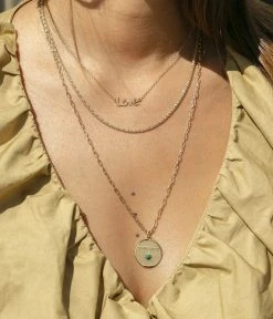 Collier Love Love (Acier Doré) 5 Collier Love Love (Acier Doré) -Zagbijoux Boutique Collier Positive Energie Collier Rice Collier Love Love 1