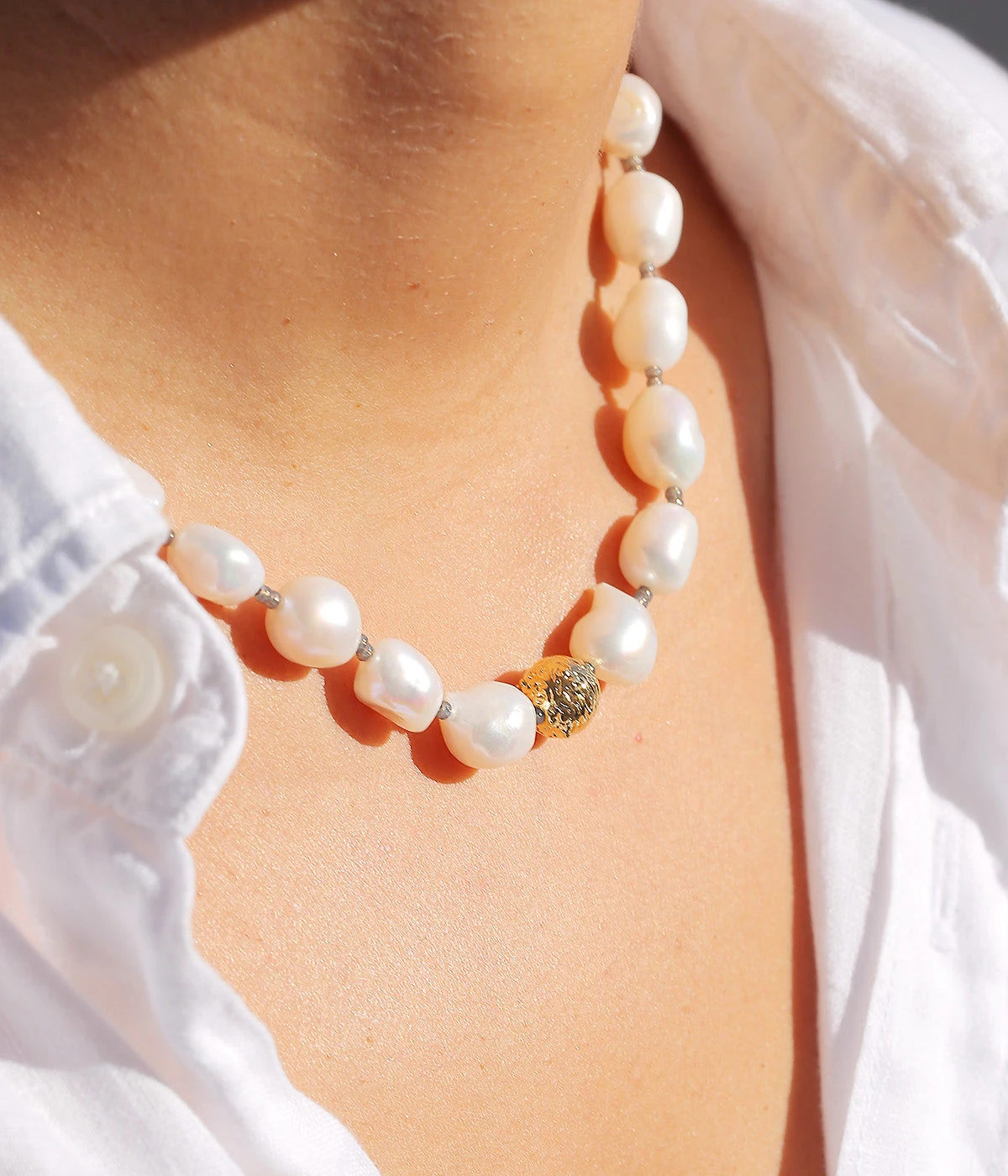 Collier Princess Of Wales (Acier Doré) 4 Collier Princess Of Wales (Acier Doré) – Image 2