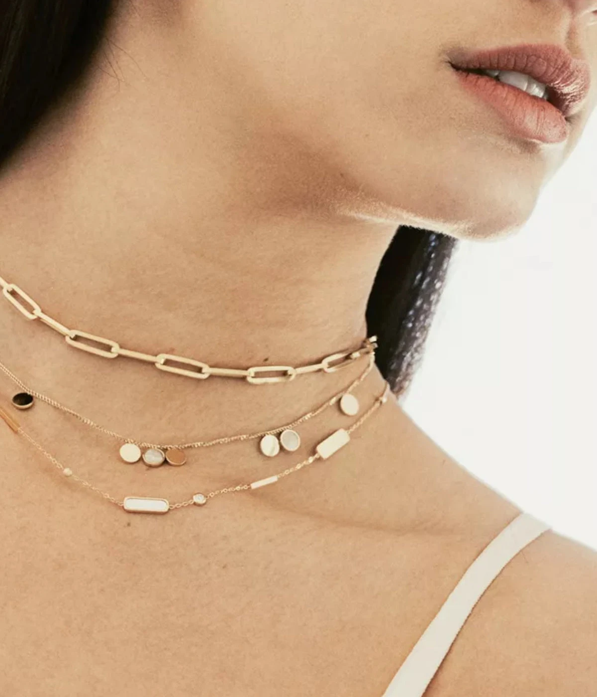 Collier Screen (Acier Doré) 4 Collier Screen (Acier Doré) – Image 2