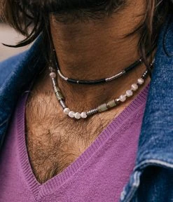 Collier Hugo (Acier) -Zagbijoux Boutique HNS16220 00WHT P1