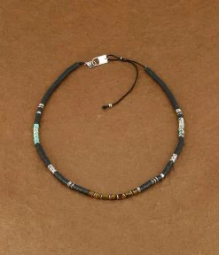 Collier Cory (Acier) -Zagbijoux Boutique HNS16237 00BLK WEB