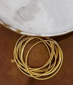 Bracelet Peru (Acier Doré) -Zagbijoux Boutique Jonc Peru