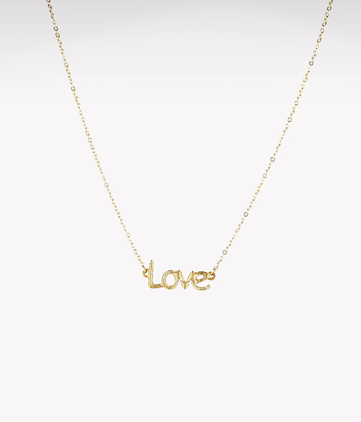 Collier Love Love (Acier Doré) 3 Collier Love Love (Acier Doré)