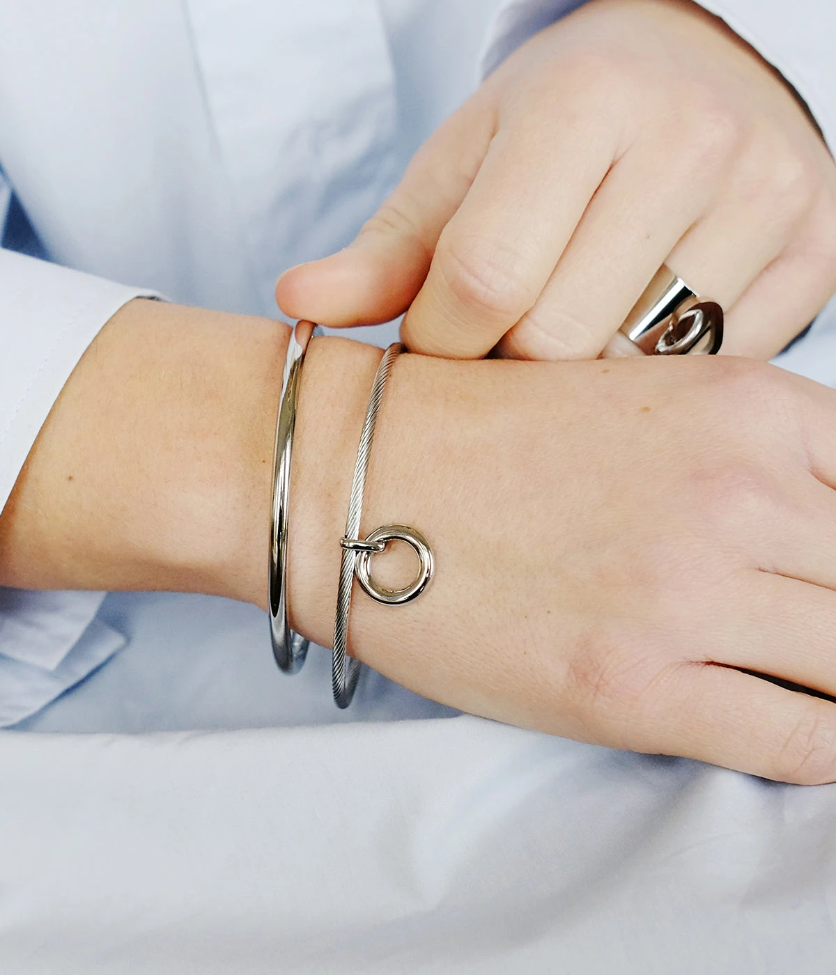 Bracelet Jonc Zaha (Acier) 4 Bracelet Jonc Zaha (Acier) – Image 2