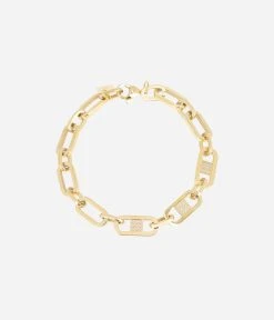 Bracelet Délia (Acier Doré)