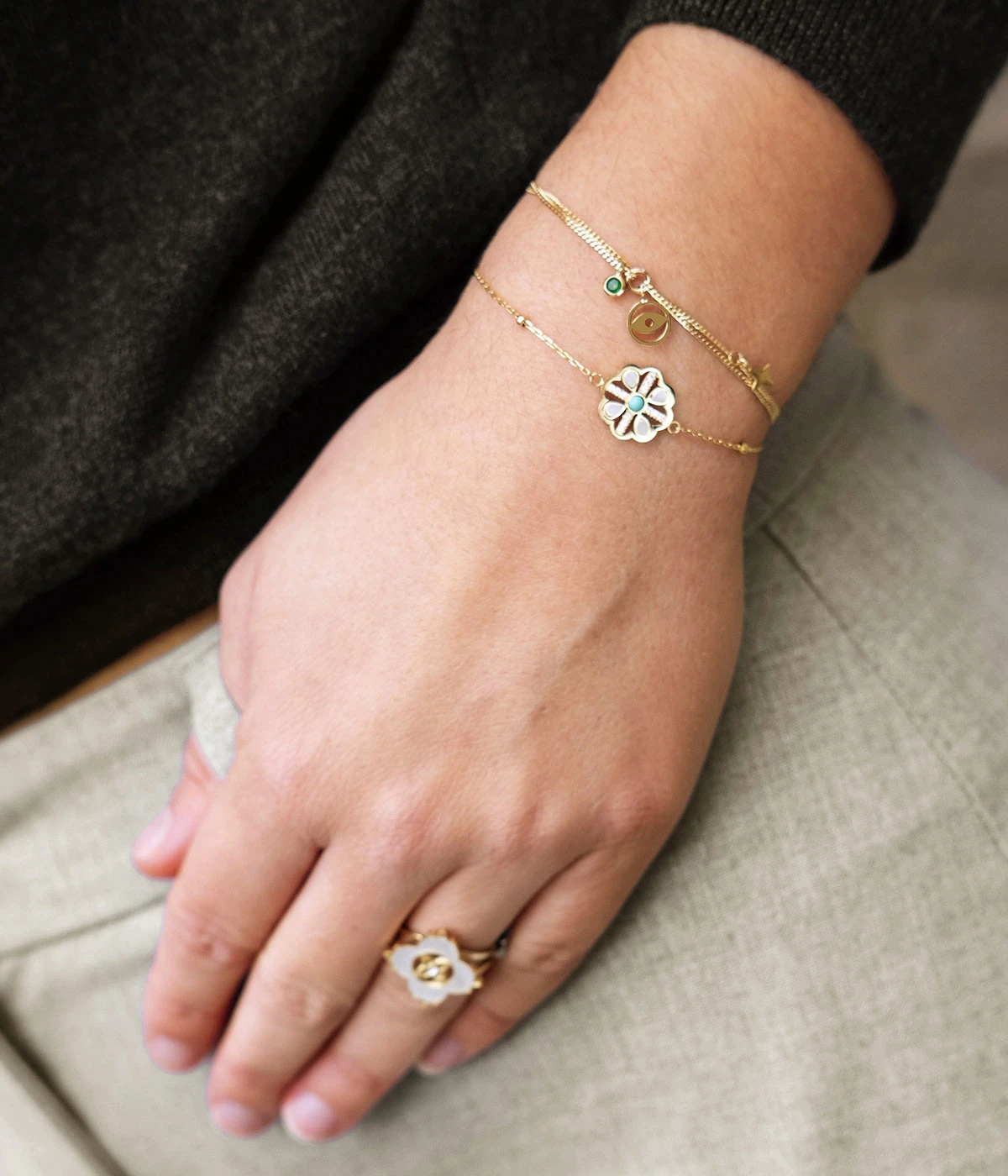 Bracelet Valore (Acier Doré) 4 Bracelet Valore (Acier Doré) – Image 2