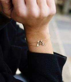 Bracelet Mariposa (Acier Doré) -Zagbijoux Boutique SBS18331 01SEL P1
