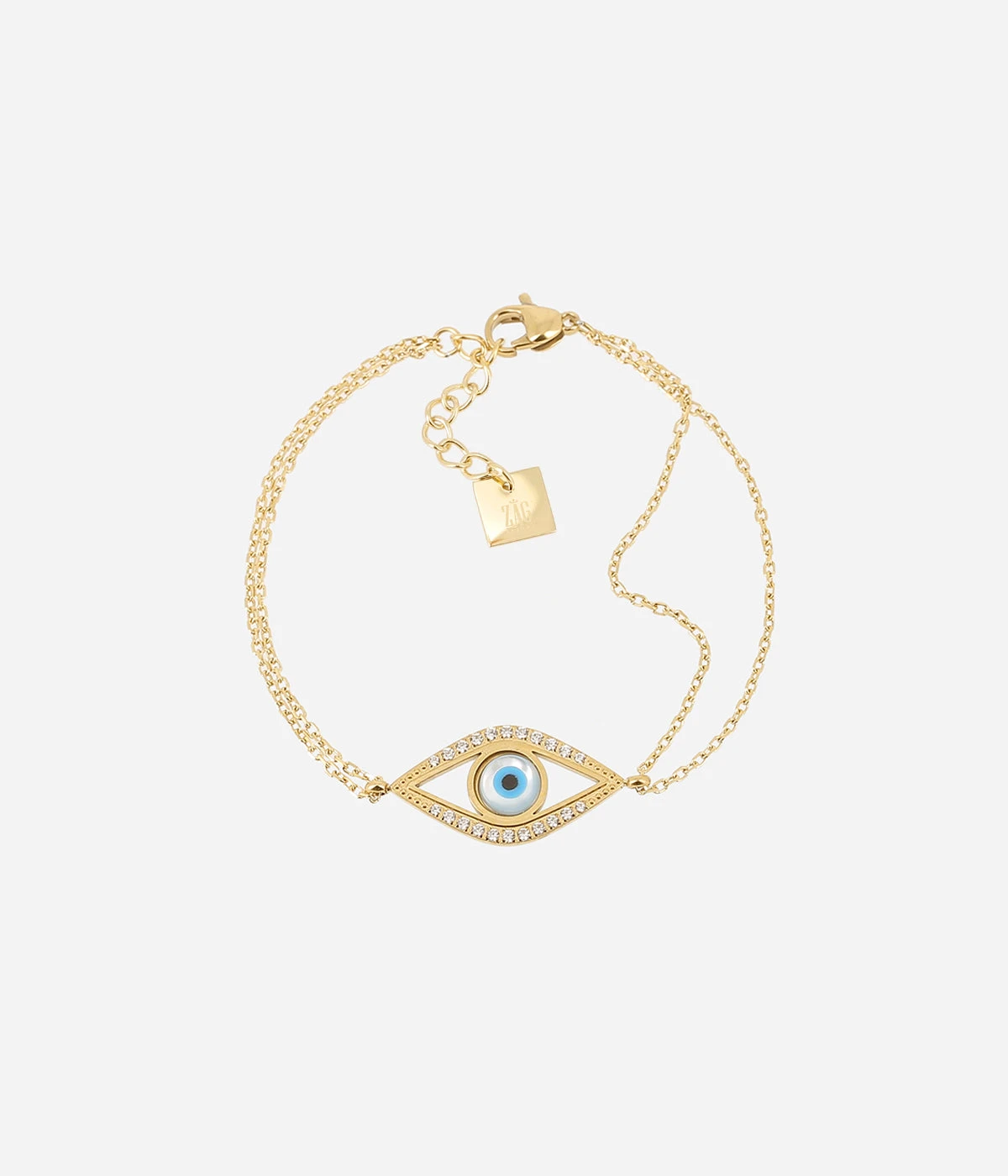 Bracelet Occhio (Acier Doré) 3 Bracelet Occhio (Acier Doré)