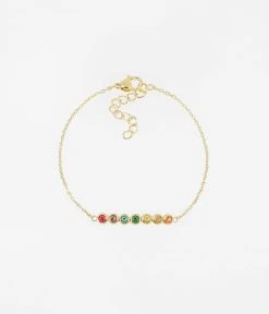 Bracelet Rainbow (Acier Doré)