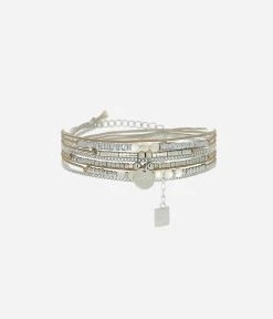 Bracelet Lucky (Acier) -Zagbijoux Boutique SBX13775 00WHT WEB