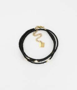 Bracelet La Natura (Acier Doré) -Zagbijoux Boutique SBX16117 01BLK WEB