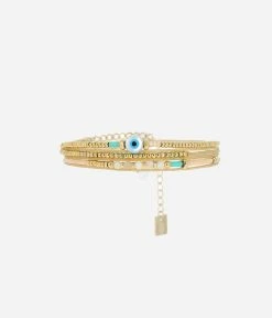 Bracelet Taza (Acier Doré)