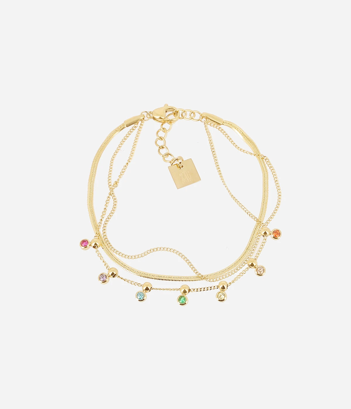 Bracelet Prestige (Acier Doré) 3 Bracelet Prestige (Acier Doré)