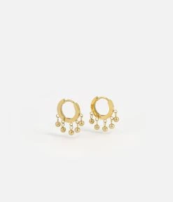 Boucles D'oreilles Pia (Acier Doré)