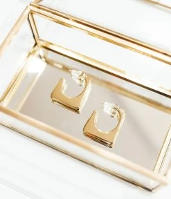 Boucles D'oreilles Zabia (Acier Doré) -Zagbijoux Boutique SEC13978 01UNI NM1