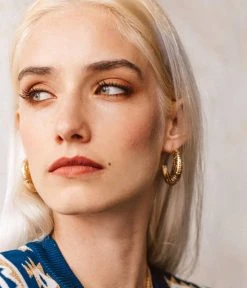 Boucles D’oreilles Carlos (Acier Doré) -Zagbijoux Boutique SEC15445 01UNI P2