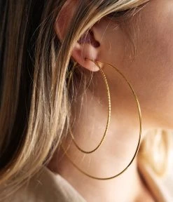 Boucles D'oreilles Bolina (Acier Doré) -Zagbijoux Boutique SEC18037 01UNI WEB P