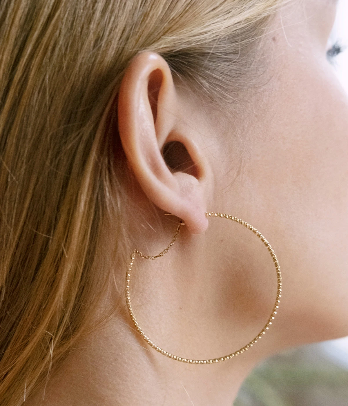 Boucles D'oreilles Papaya (Acier Doré) 4 Boucles D'oreilles Papaya (Acier Doré) – Image 2