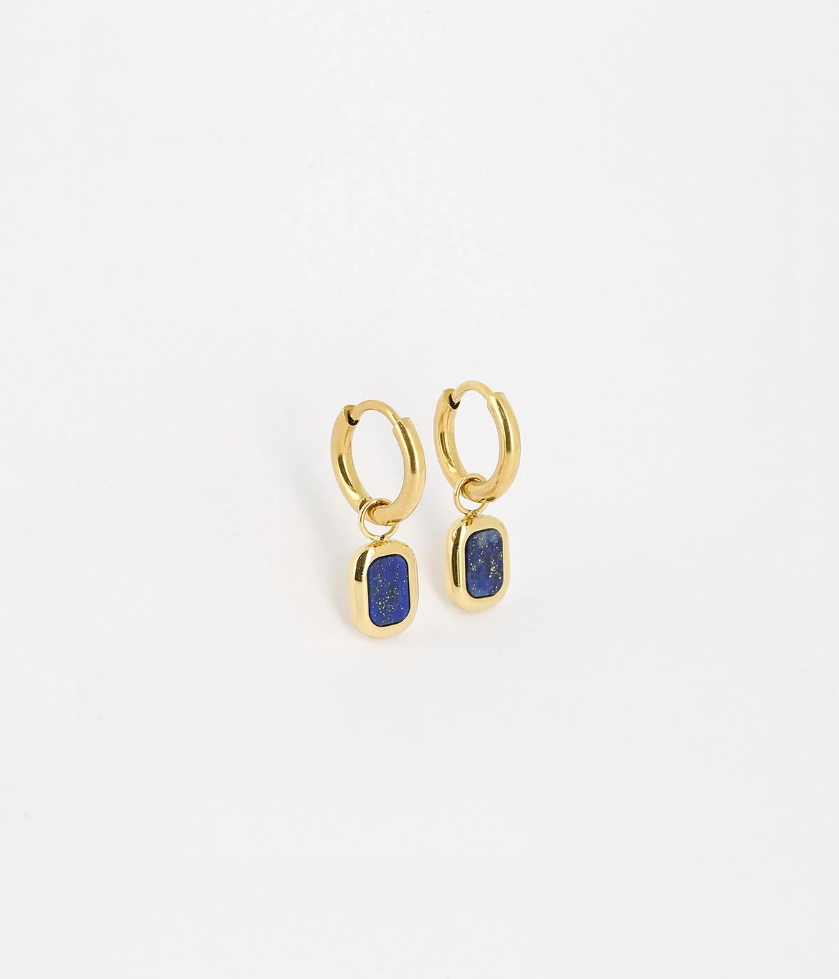 Boucles D'oreilles Lilou (Acier Doré) 4 Boucles D'oreilles Lilou (Acier Doré) – Image 2