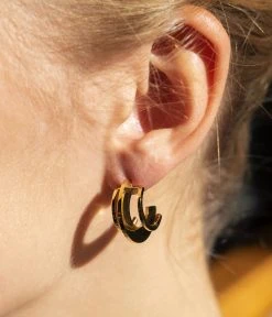 Boucles D'oreilles Pazury (Acier Doré) -Zagbijoux Boutique SEC18399 01UNI P