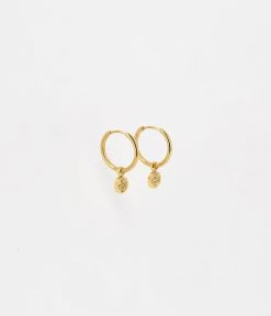 Boucles D'oreilles Tiana (Acier Doré)