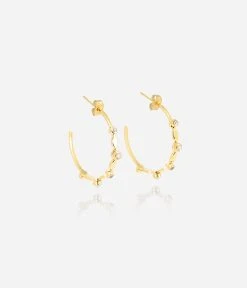 Boucles D'oreilles Salima (Acier Doré) -Zagbijoux Boutique SEC19809 01SEL WEB