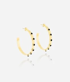 Boucles D'oreilles Icare (Acier Doré) -Zagbijoux Boutique SEC19966 01BLK WEB