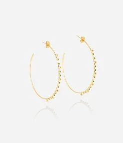 Boucles D'oreilles Oia (Acier Doré) 7 Boucles D'oreilles Oia (Acier Doré) -Zagbijoux Boutique SEC20279 01GRN WEB