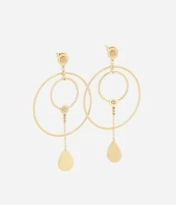 Boucles D'oreilles Rym (Acier Doré) 7 Boucles D'oreilles Rym (Acier Doré) -Zagbijoux Boutique SEC20511 01WHT WEB