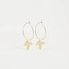 Boucles D'oreilles Betty Leaves (Acier Doré) -Zagbijoux Boutique SEC9914 01SEL scaled 1