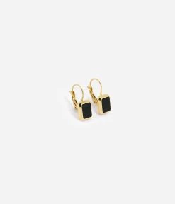 Boucles D'oreilles Preston (Acier Doré) -Zagbijoux Boutique SED18842 01BLK WEB