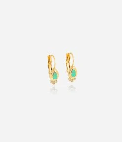 Boucles D'oreilles Cruz (Acier Doré)